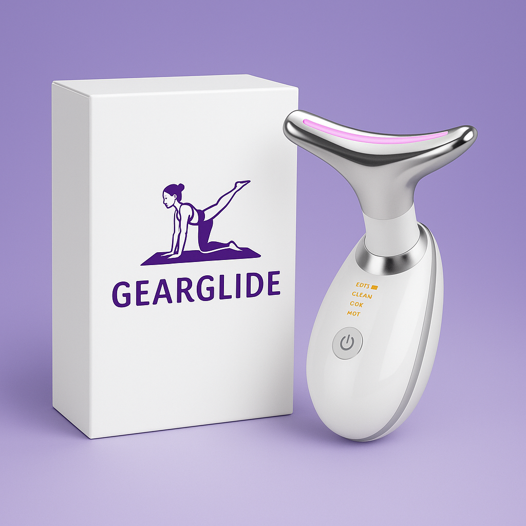 ✨ جهاز GEARGLIDE لشد الوجه والعناية بالبشرة بالضوء الأحمر ✨