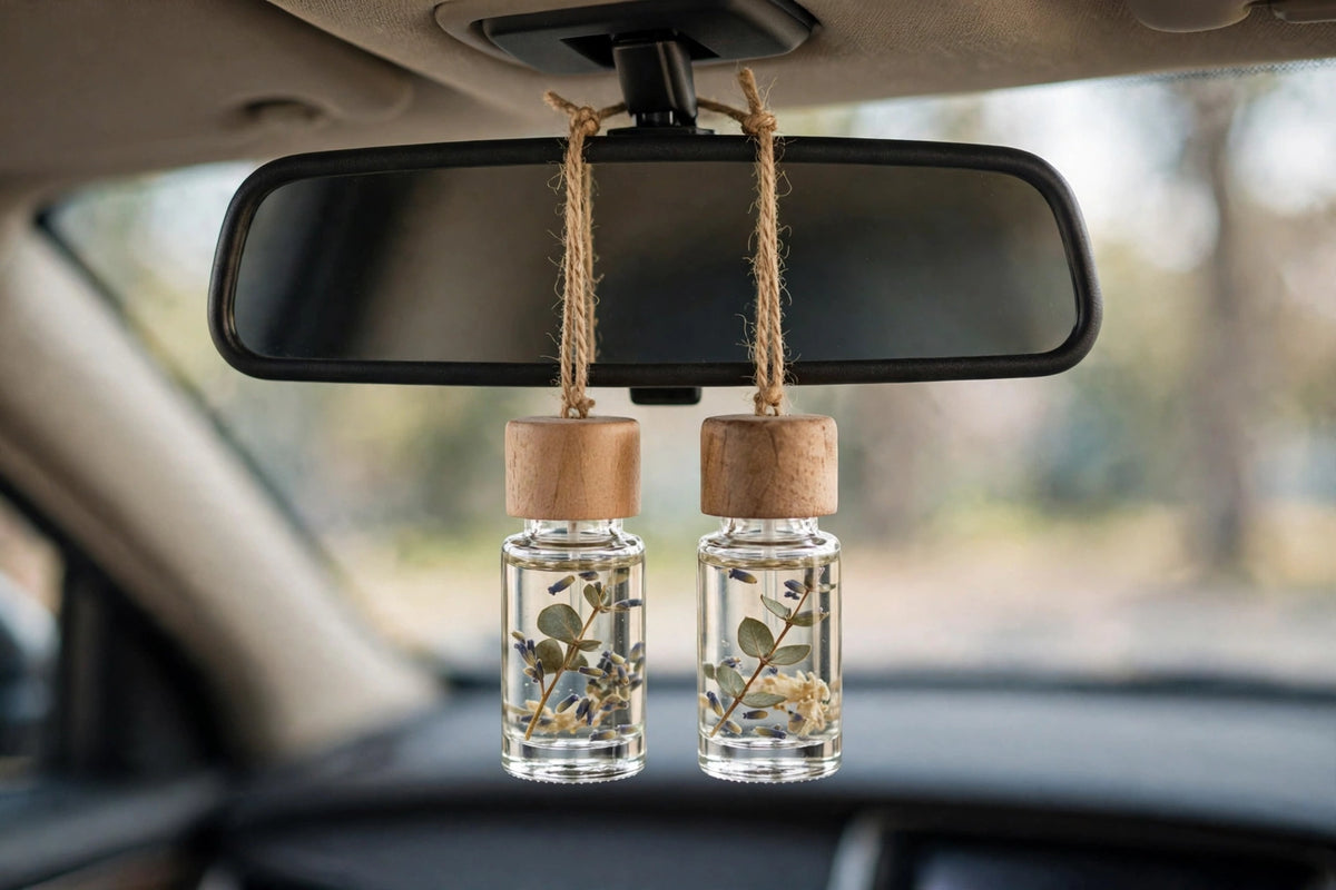 ScentRide Hanging Car Air Freshener Diffuser — 2 Pack