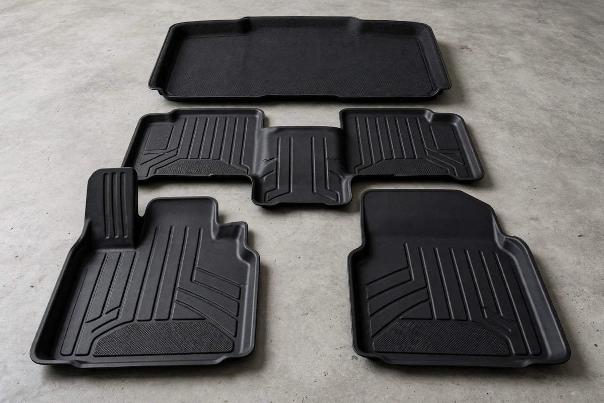 Model Y All-Weather Floor Mats — Full Set for Tesla