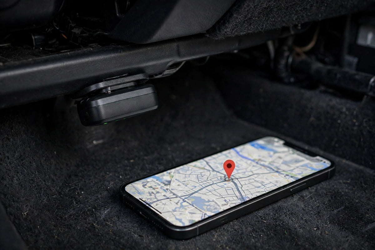 TrackRide Mini GPS Car Tracker with Alarm Alerts